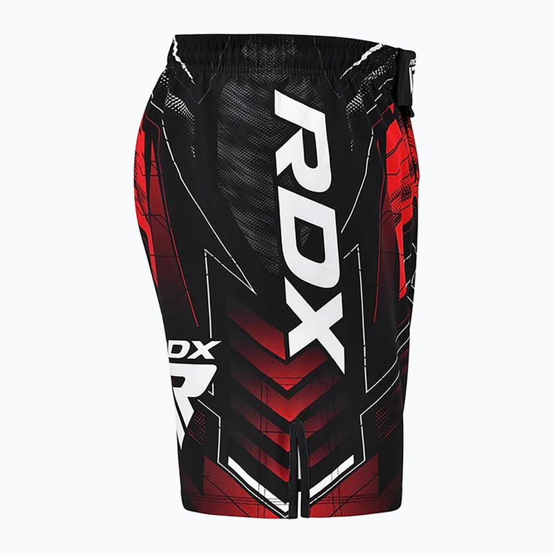 Men's training shorts RDX IMMAF Approved MMA Fight & Training red 4