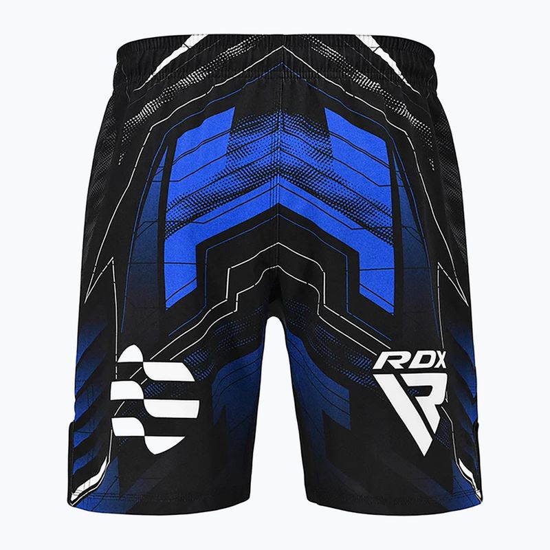 Men's training shorts RDX IMMAF Approved MMA Fight & Training blue 2