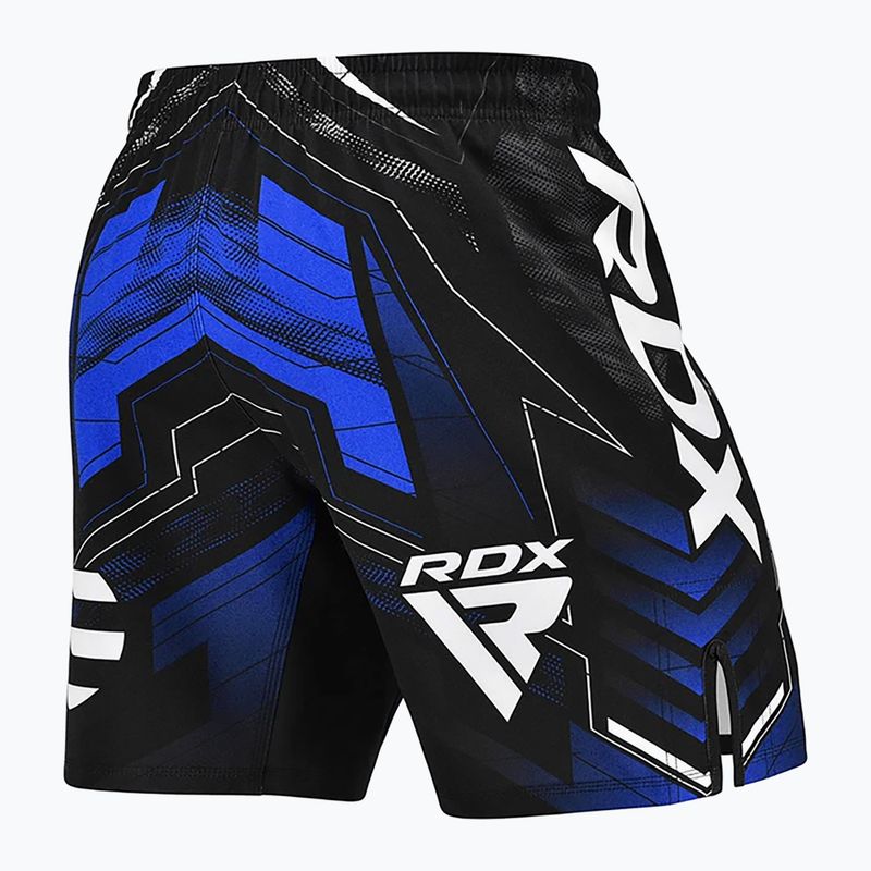 Men's training shorts RDX IMMAF Approved MMA Fight & Training blue 3