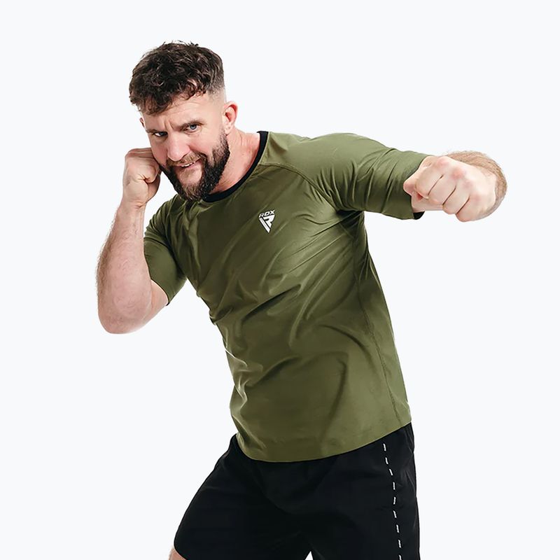 Men's training shirt RDX M1 army green 3