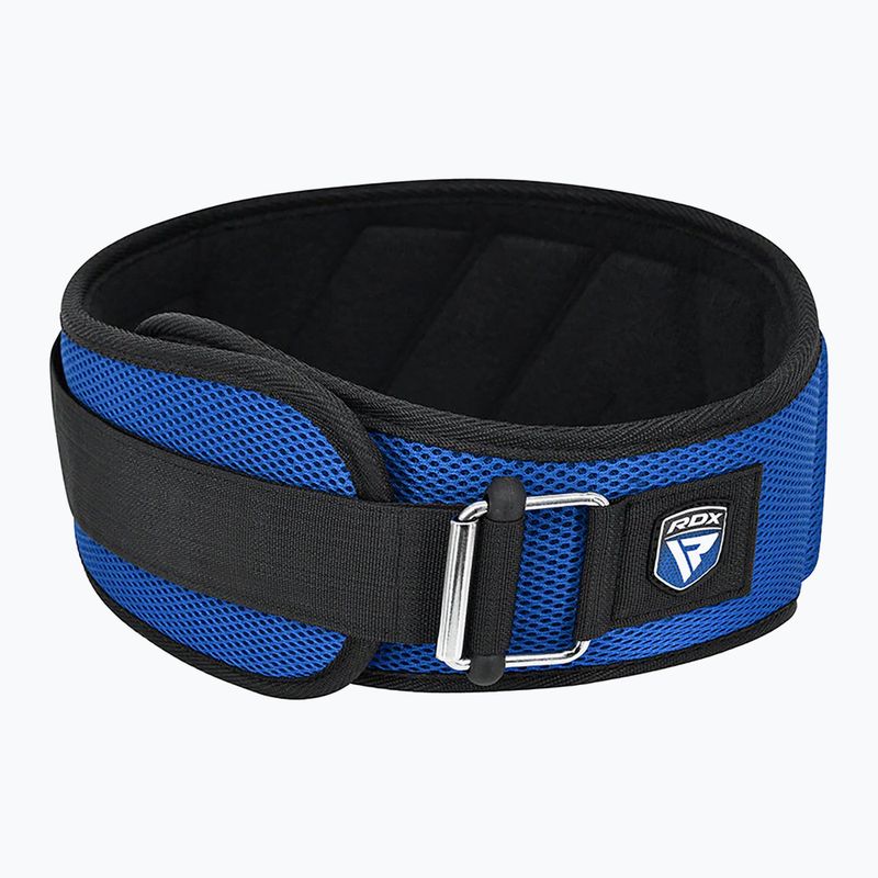 Weightlifting belt RDX Rx4 Weightlifting Belt blue 3