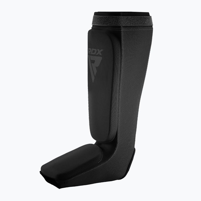 RDX Hosiery Shin Instep Foam tibia protectors black/black 3