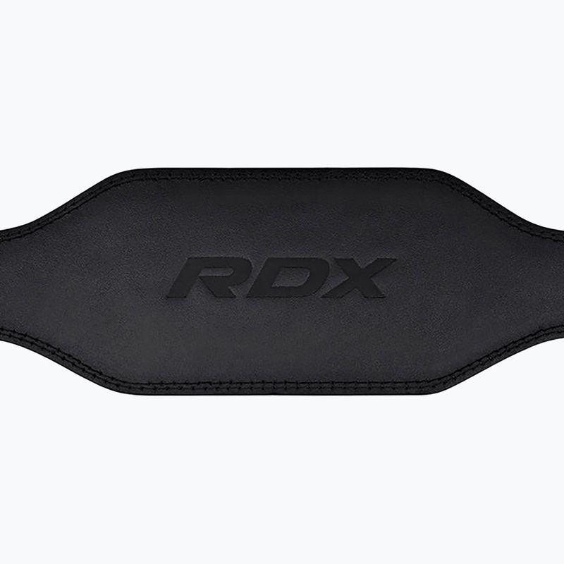 RDX Weightlifting Belt 6" Leather black 3