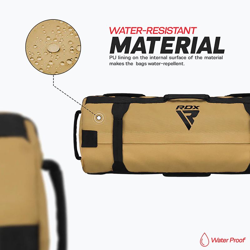 RDX Fitness Sand khaki punching bag 8