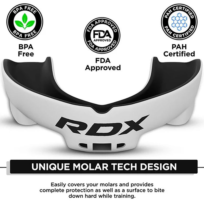 RDX Mouth Guard white/black 4