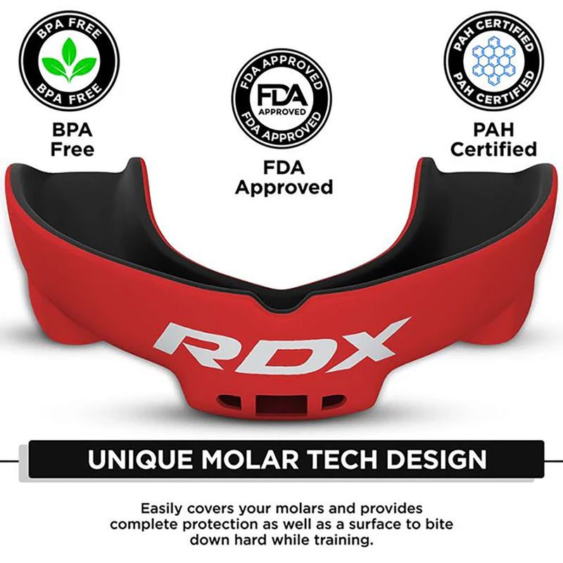 RDX Mouth Guard black/red 3