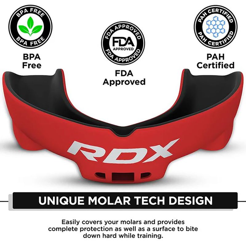 RDX Mouth Guard black/red 5