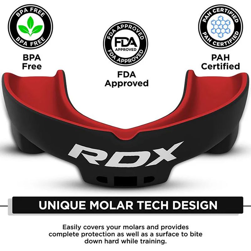 RDX Mouth Guard red/black 2