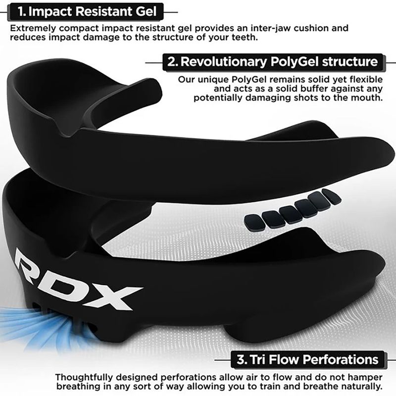 RDX Mouth Guard black 2