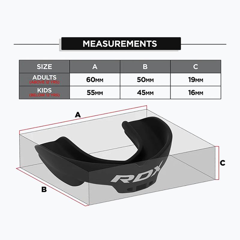 RDX Mouth Guard black 5