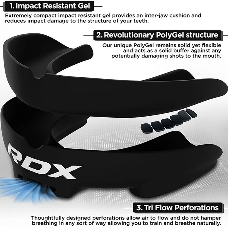 Children's mouthgard RDX Mouth Junior black 2