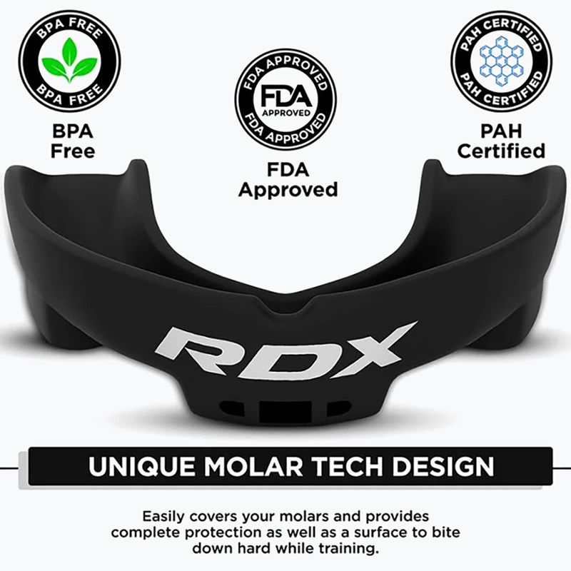 Children's mouthgard RDX Mouth Junior black 3