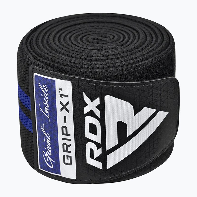 RDX KR11 Gym Knee Wrap black/blue knee protectors 3