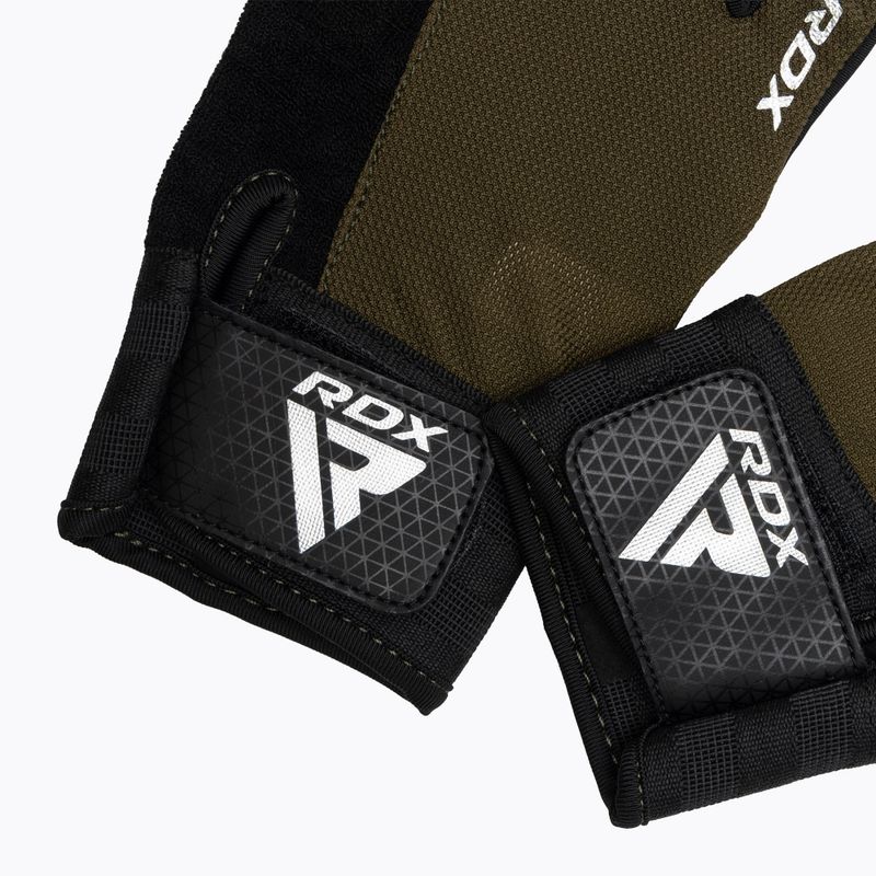 Training gloves RDX W1F Full Finger army green 4