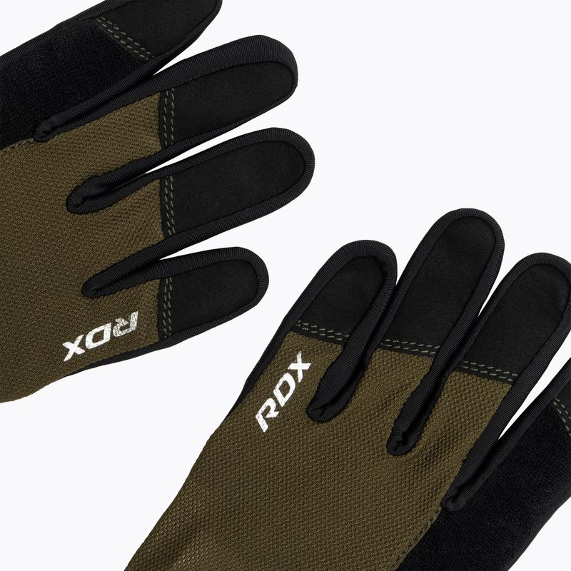 Training gloves RDX W1F Full Finger army green 5