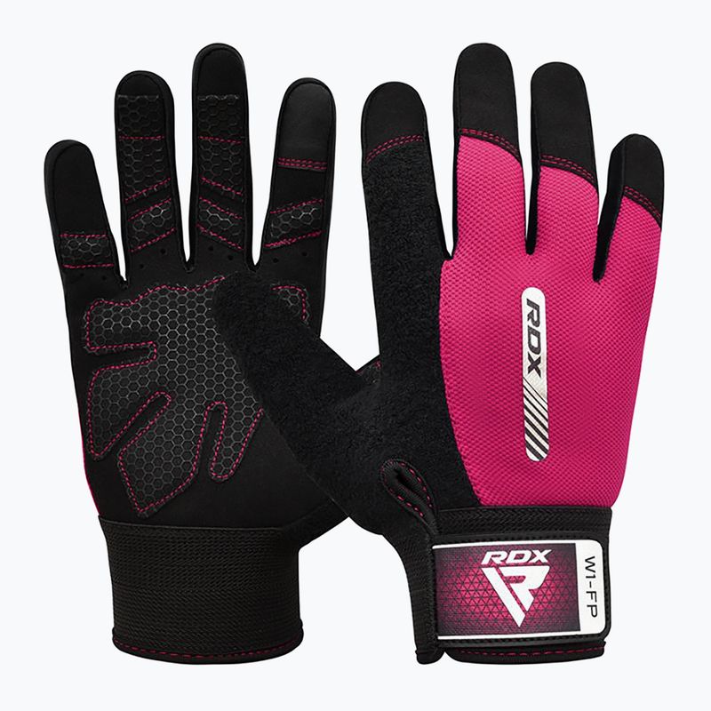 Training gloves RDX W1F Full Finger pink