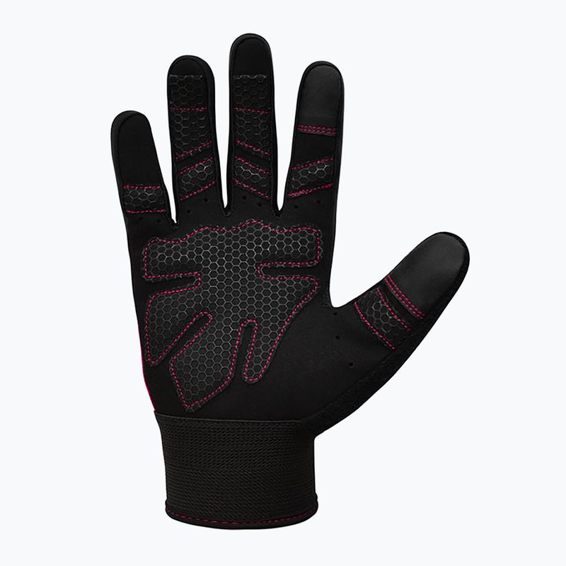 Training gloves RDX W1F Full Finger pink 3