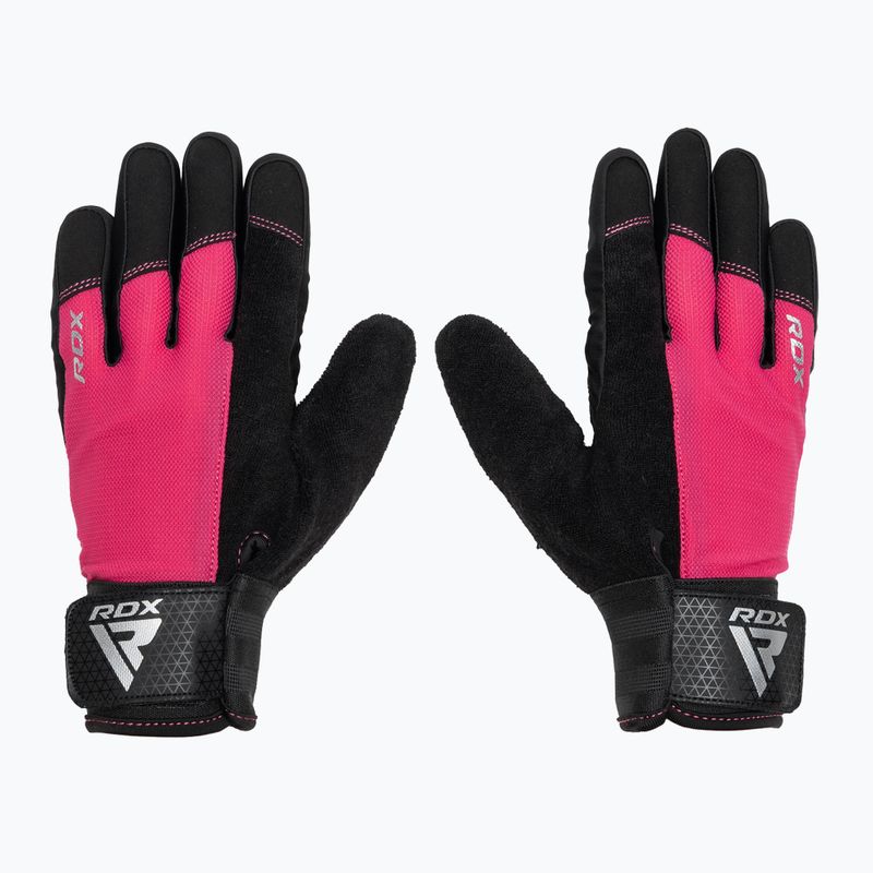 Training gloves RDX W1F Full Finger pink 2