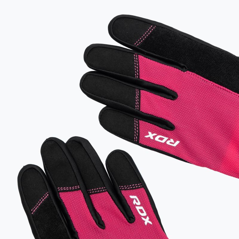 Training gloves RDX W1F Full Finger pink 4