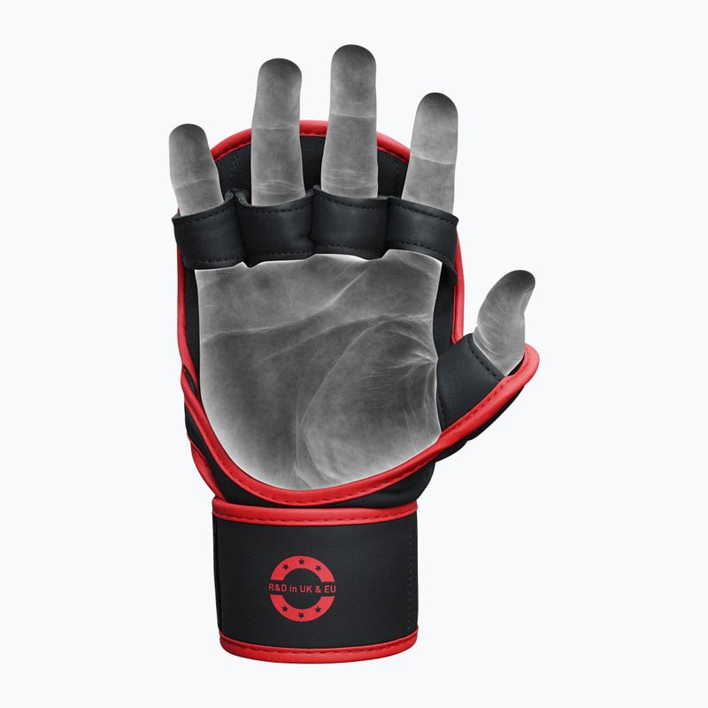 RDX F6 Shooter Grappling Gloves red 3