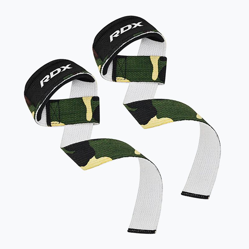 RDX W1 Weight Training Wrist Straps camo green 2