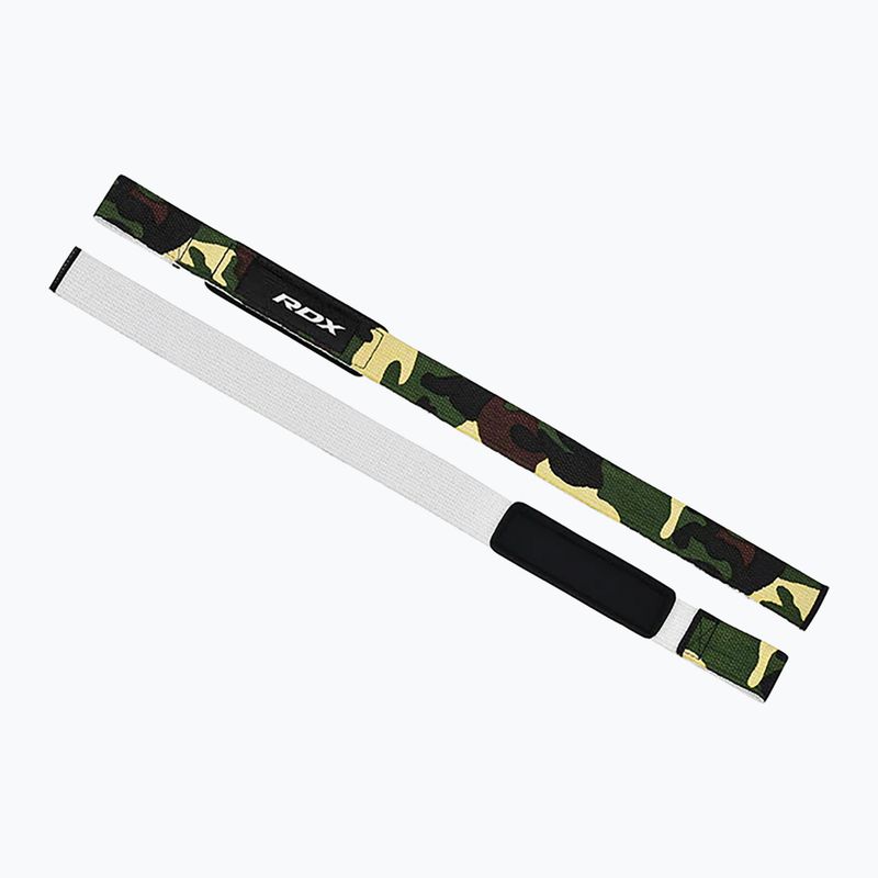 RDX W1 Weight Training Wrist Straps camo green 3