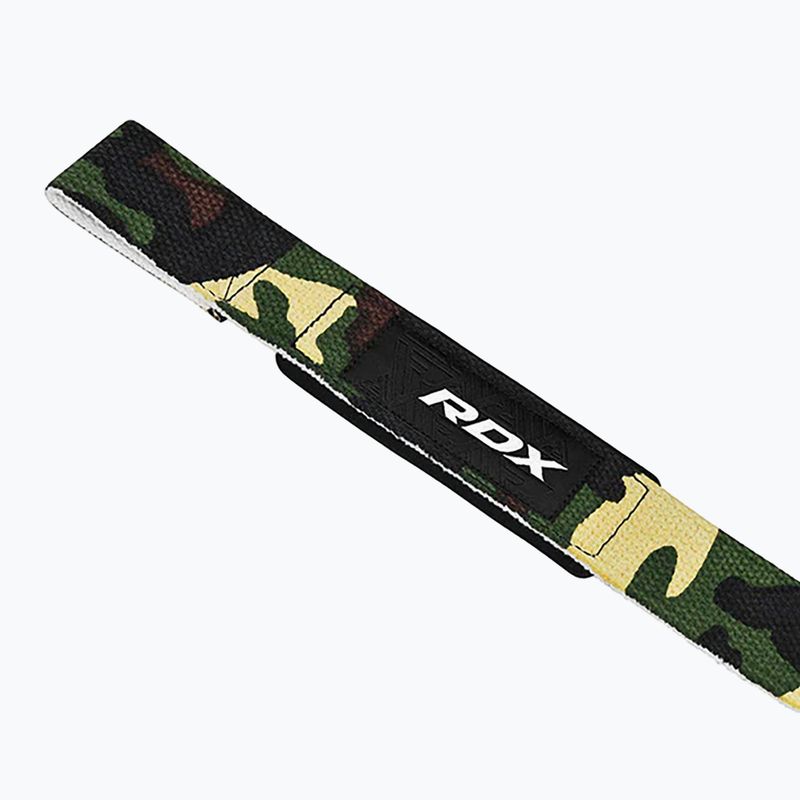 RDX W1 Weight Training Wrist Straps camo green 4