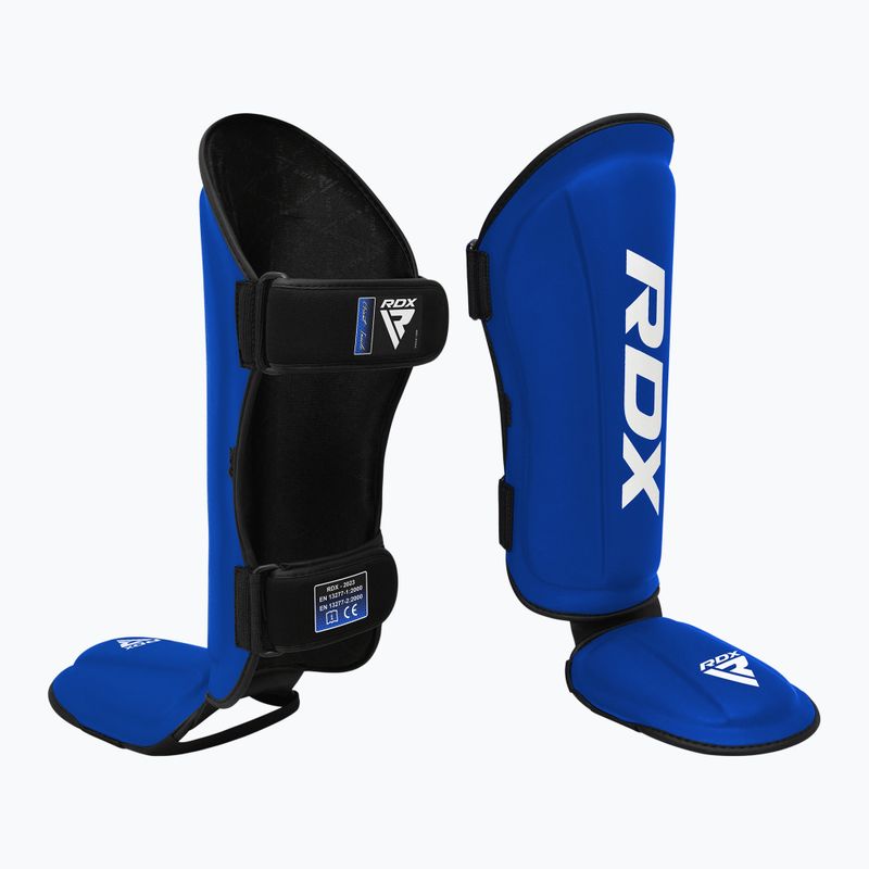 RDX T1 Shin Instep Guards blue/white tibia and foot protectors 2