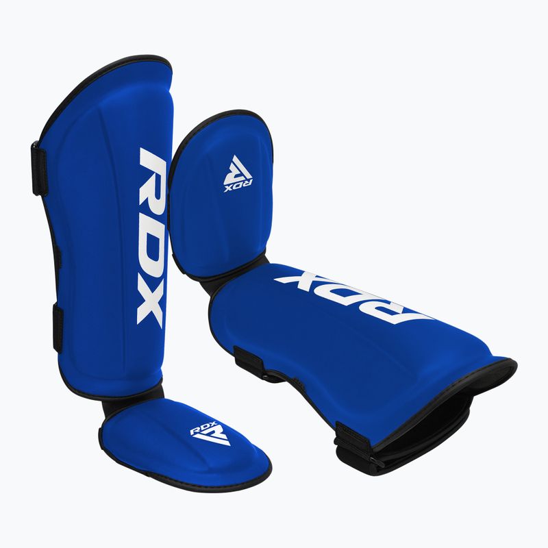 RDX T1 Shin Instep Guards blue/white tibia and foot protectors 3