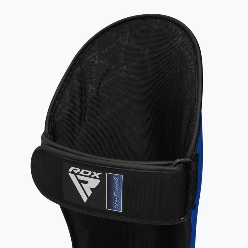 RDX T1 Shin Instep Guards blue/white tibia and foot protectors 6
