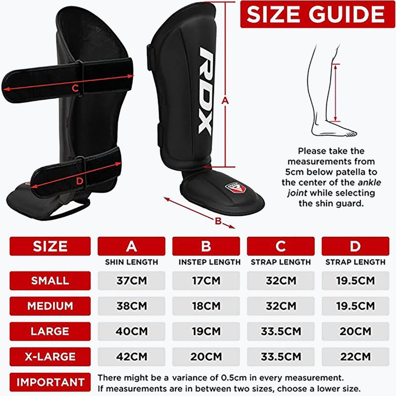 RDX T1 Shin Instep Guards blue/white tibia and foot protectors 8