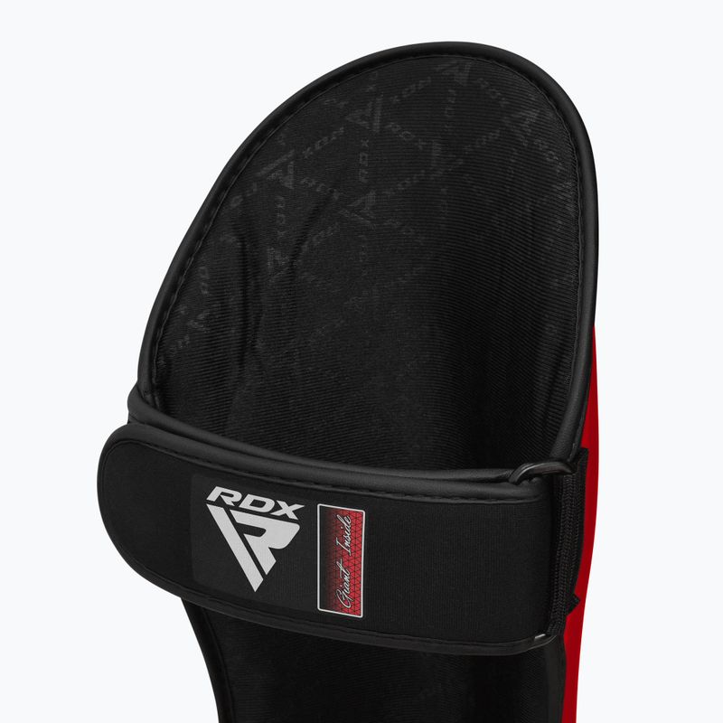 RDX T1 Shin Instep Guards tibia and foot protectors red/white 6