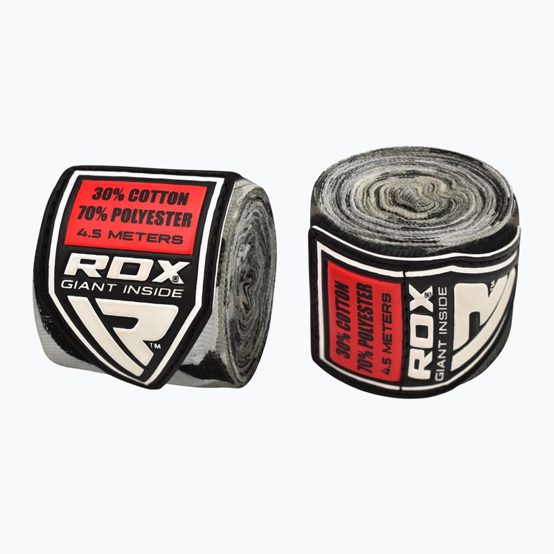 Boxing bandages RDX HWX-RC+ camo gray 2