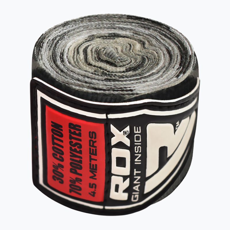 Boxing bandages RDX HWX-RC+ camo gray 4