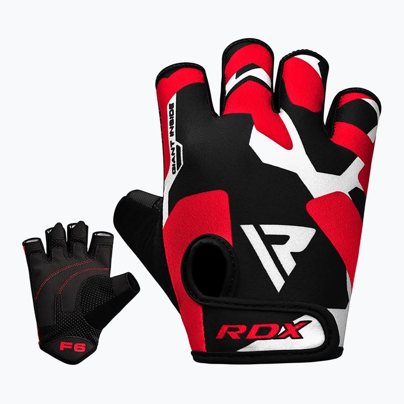 RDX Sumblimation training gloves F6 red 2