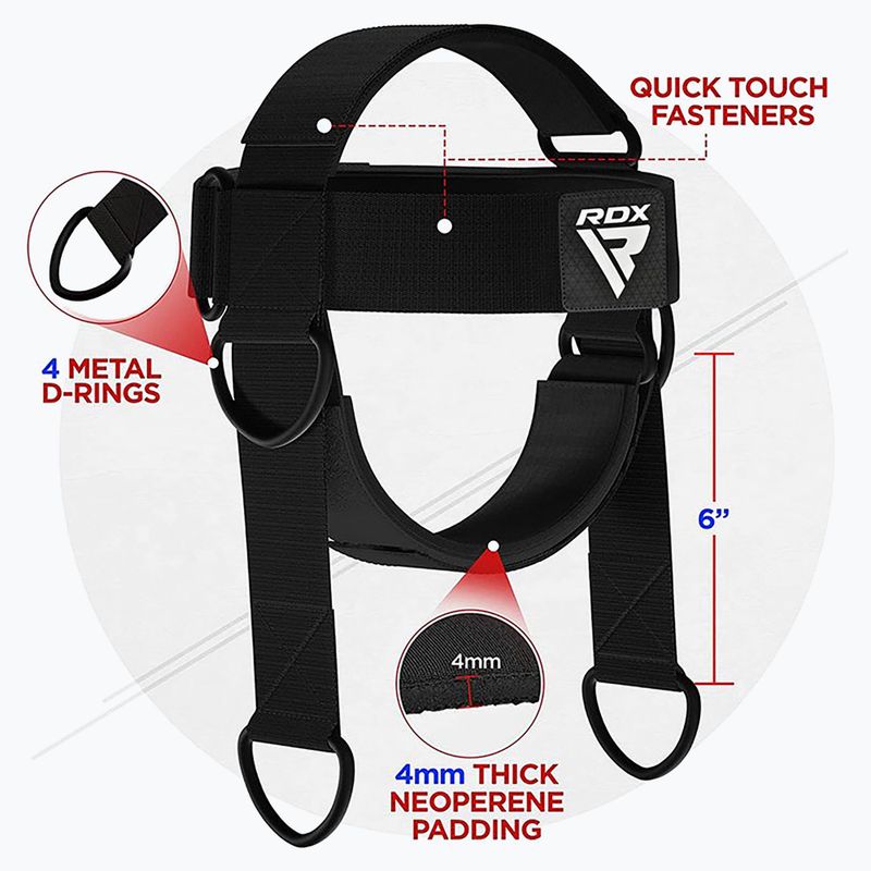RDX H2 Neck Harness For Weight Lifting black 3