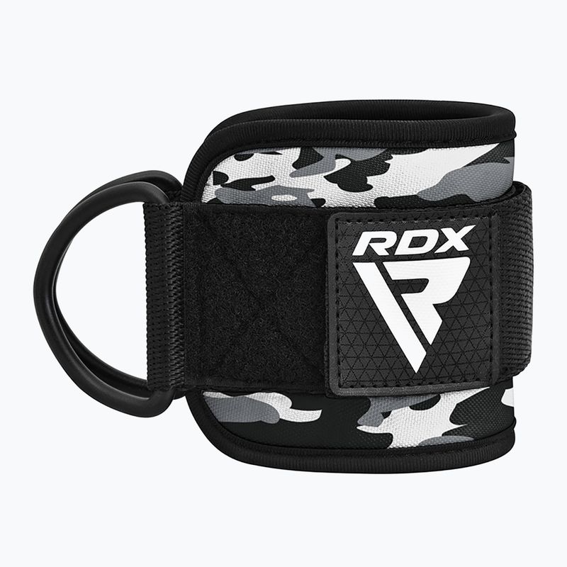 RDX A4 Ankle Hook Straps For Gym Cable Machine grey