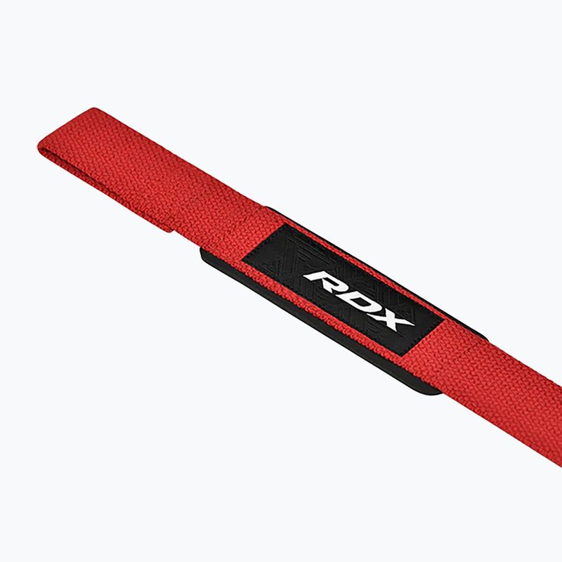 RDX W1 Weight Training Wrist Straps red 4