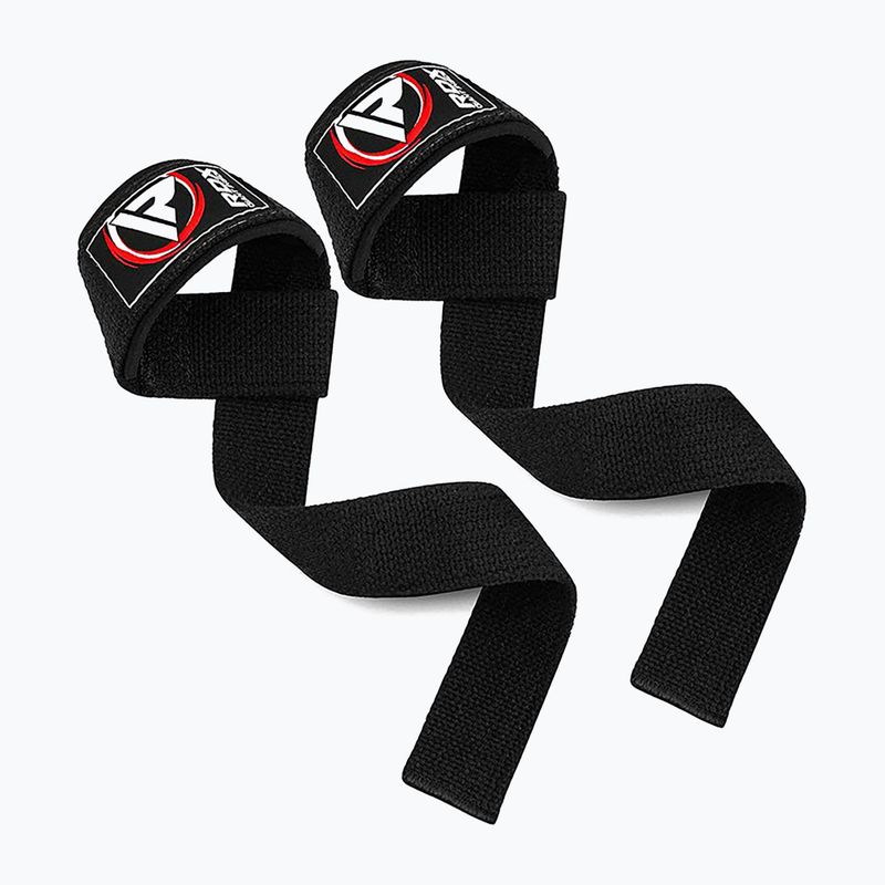 RDX Single Strap weightlifting straps black WAN-W1B+ 2