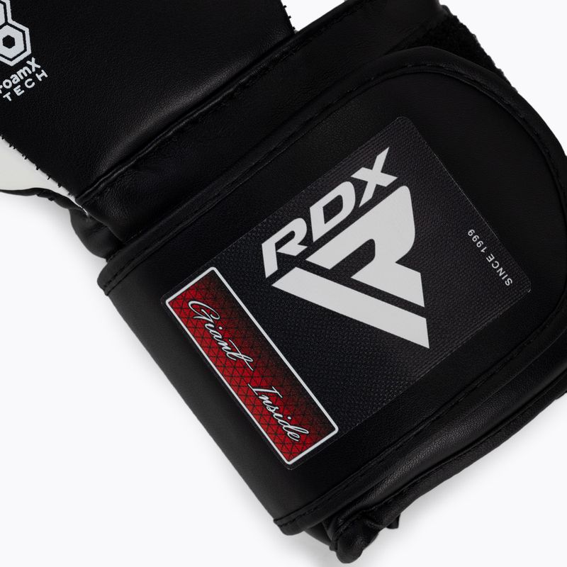 RDX REX F4 white and black boxing gloves BGR-F4B-10OZ 6