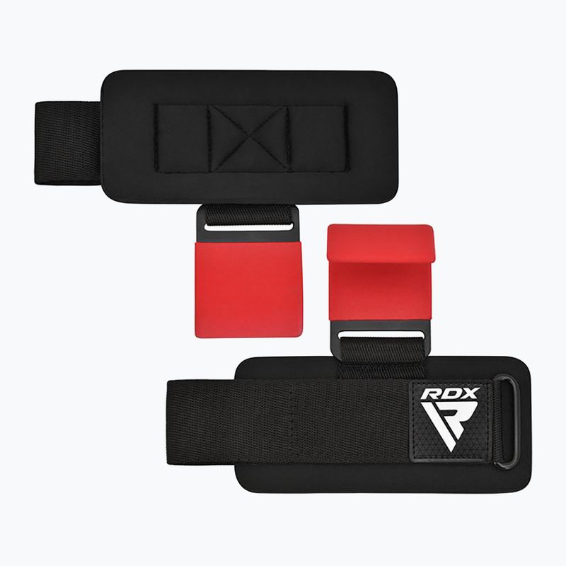 RDX W5 Weight Lifting Hook Strap red 5