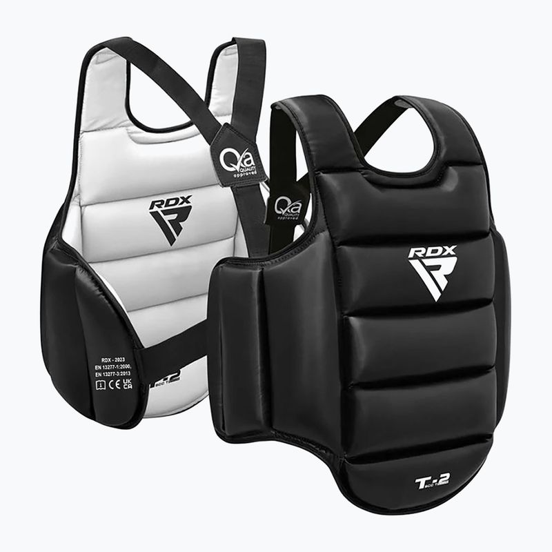 RDX SCC-T2 Karate Chest Guard black/white 4