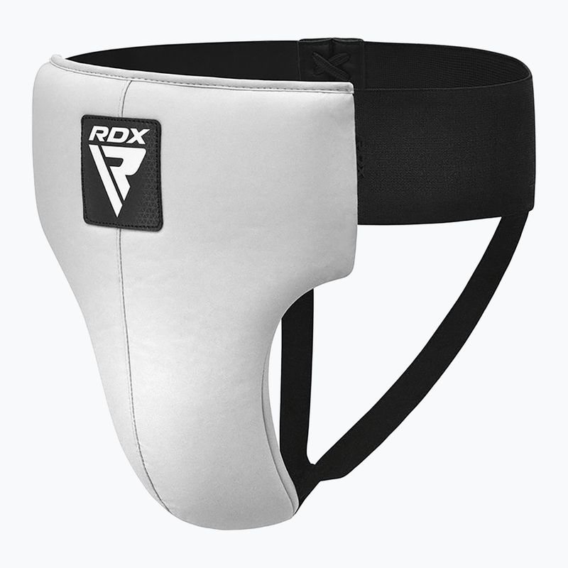 Men's RDX R1 Martial Arts Groin Guard white/black 4