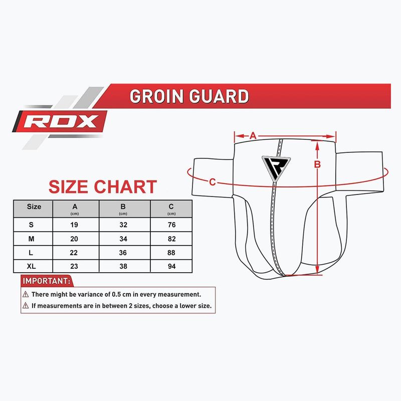 Men's RDX R1 Martial Arts Groin Guard white/black 5