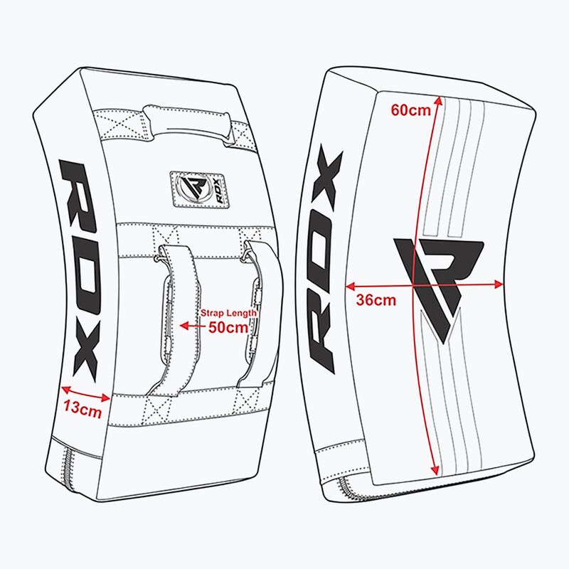 RDX curved kick shield KSR-T1RB training shield 5