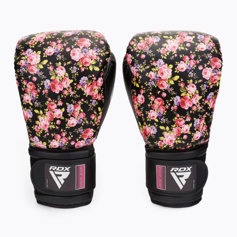 Boxing gloves RDX FL-5 black-pink BGR-FL5B