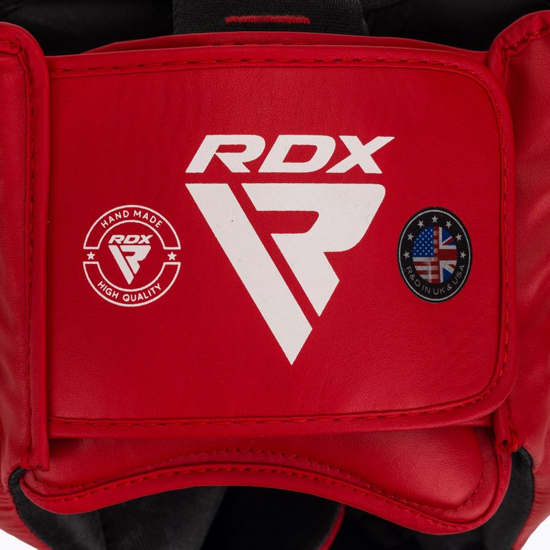 RDX Boxing helmet Head Guard AS1 red 5