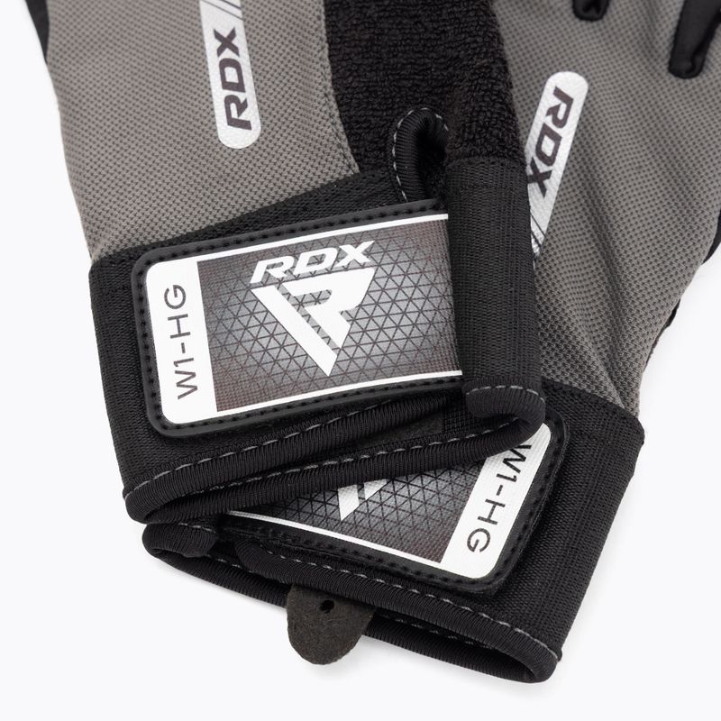 RDX Gym Workout Gloves W1 grey 6
