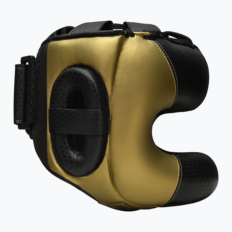 RDX L2 Mark Pro Head Guard Boxing Helmet With Nose Protection Bar golden 2