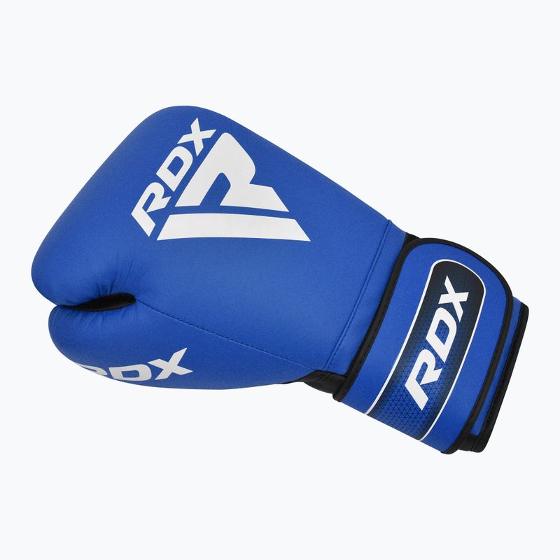 RDX Apex Sparring Training Boxing Gloves Hook & Loop blue 3